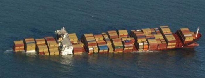 container ship accident