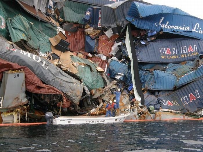 container ship accident