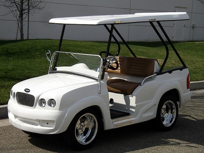 pimped out golf cart