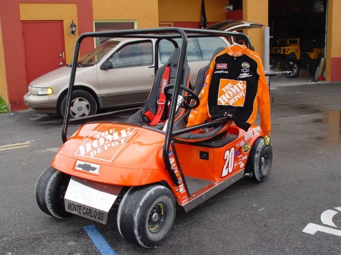 pimped out golf cart