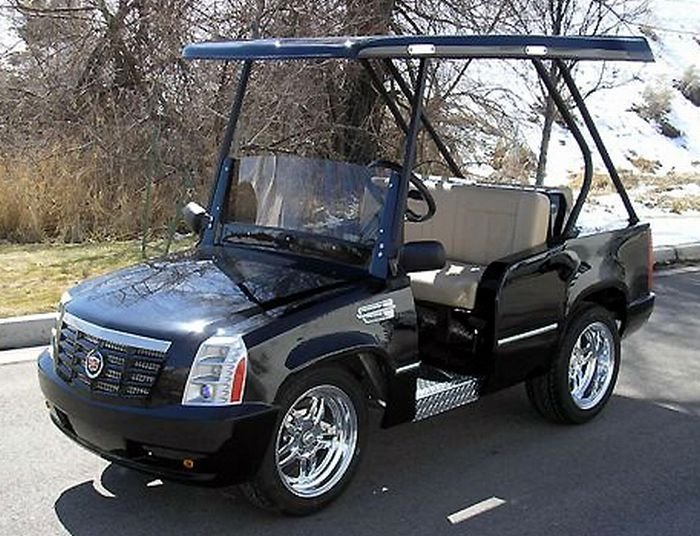 pimped out golf cart