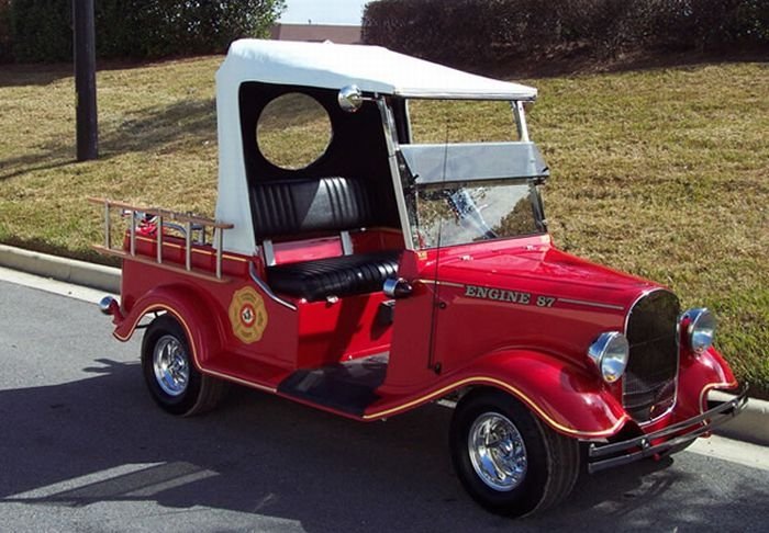 pimped out golf cart