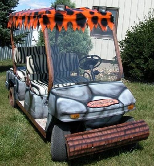 pimped out golf cart