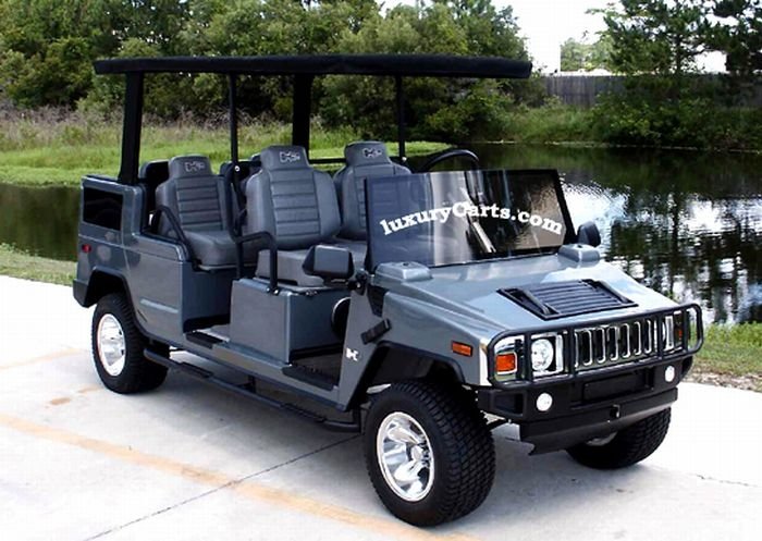 pimped out golf cart