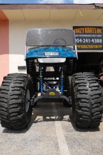 pimped out golf cart