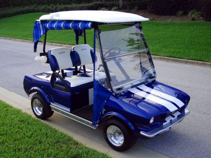 pimped out golf cart