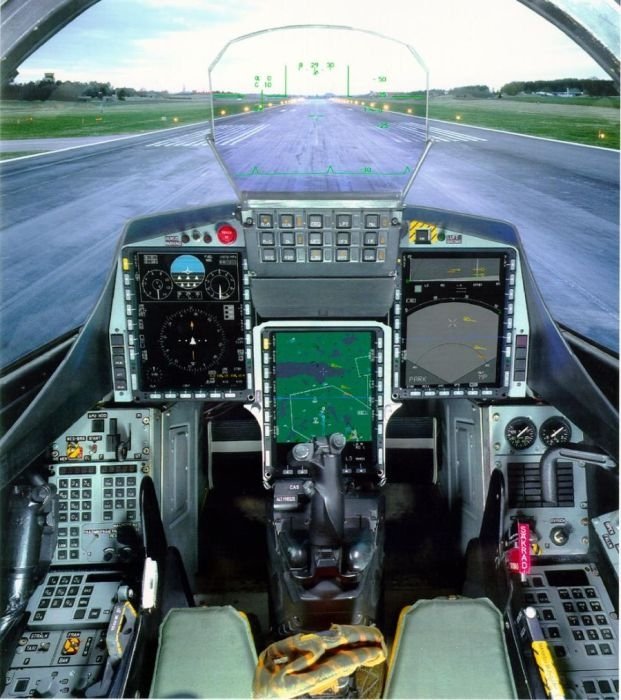 fighter jet cockpit