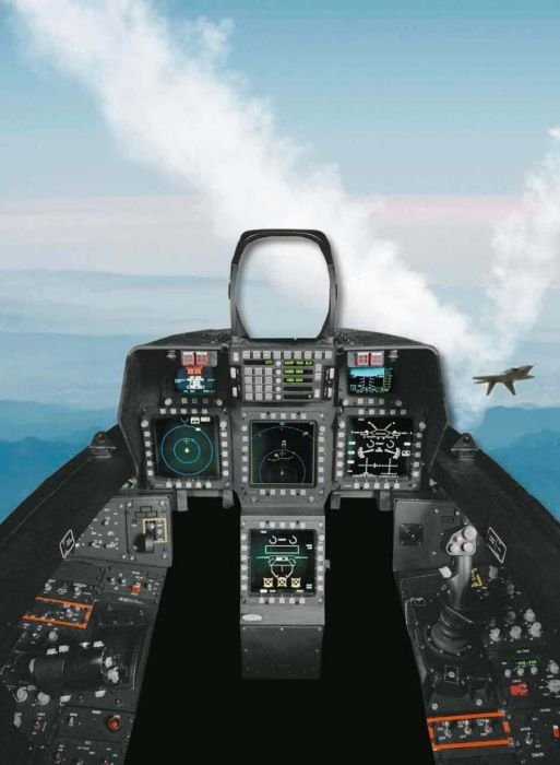 fighter jet cockpit