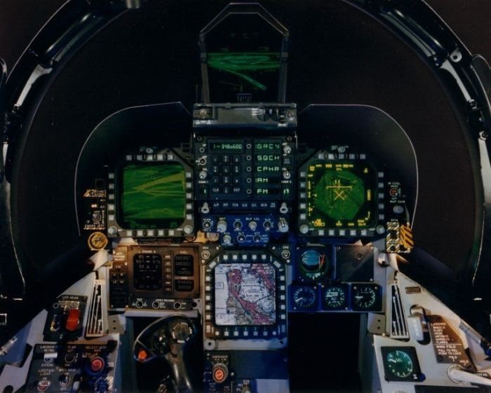 fighter jet cockpit