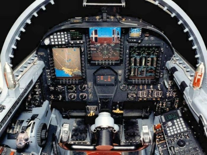 fighter jet cockpit