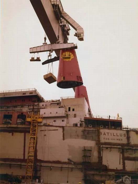 construction of the batillus-class supertanker