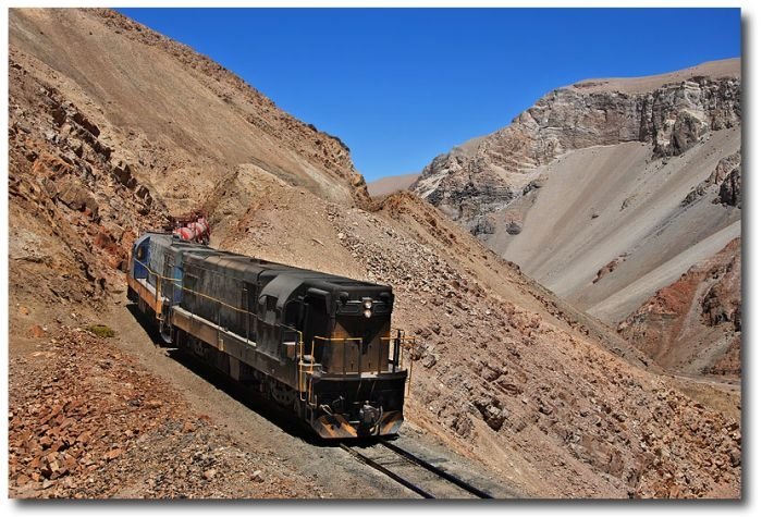 Ferronor Potrerillos - Llantas - Chañaral line, Chile