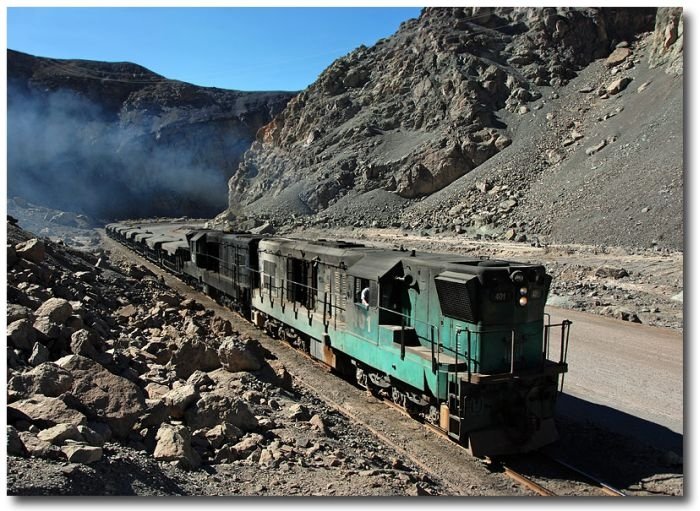 Ferronor Potrerillos - Llantas - Chañaral line, Chile