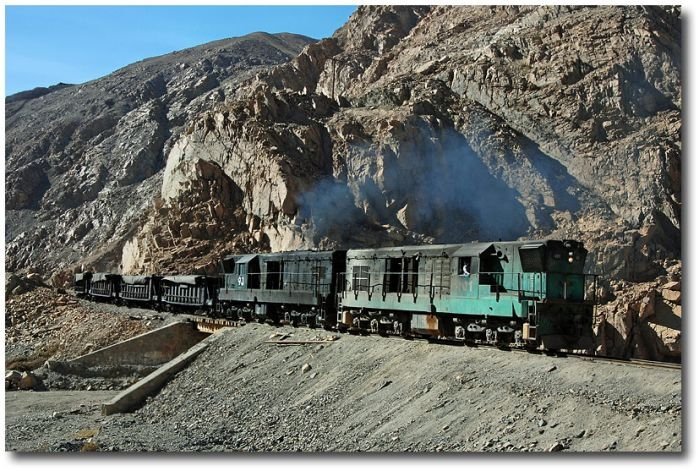 Ferronor Potrerillos - Llantas - Chañaral line, Chile