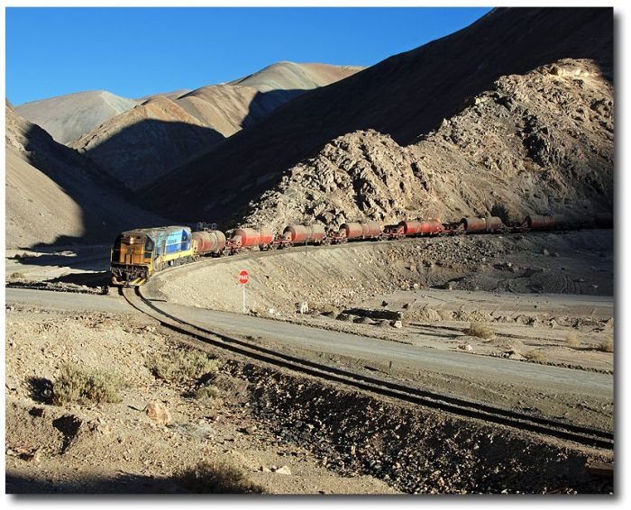 Ferronor Potrerillos - Llantas - Chañaral line, Chile