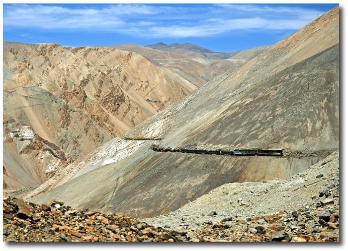 Ferronor Potrerillos - Llantas - Chañaral line, Chile