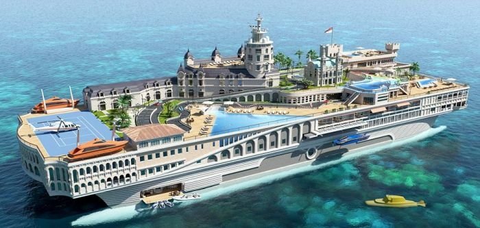 Streets of Monaco yacht by Yacht Island Design