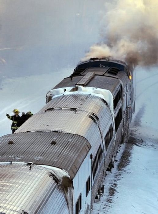 Amtrak train fire, Netherlands