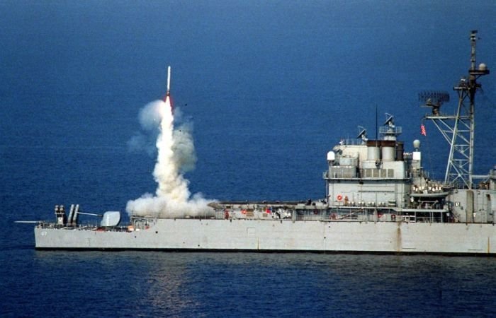 tomahawk missile in action