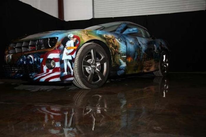 Airbrushed Camaro 5, Phoenix, Arizona, United States