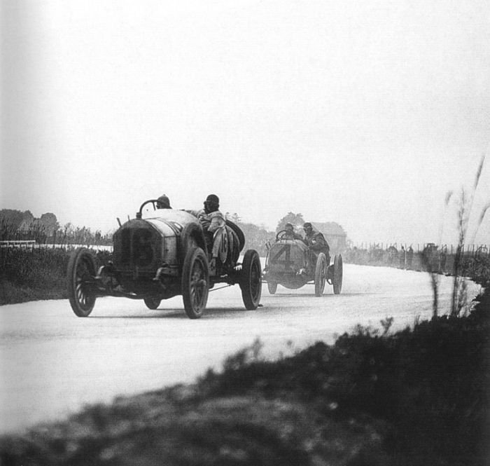 antique retro racing car