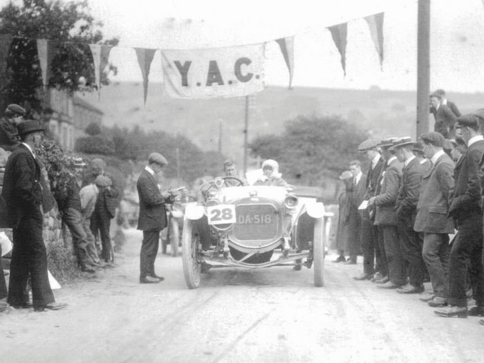 antique retro racing car