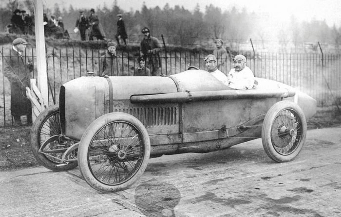 antique retro racing car