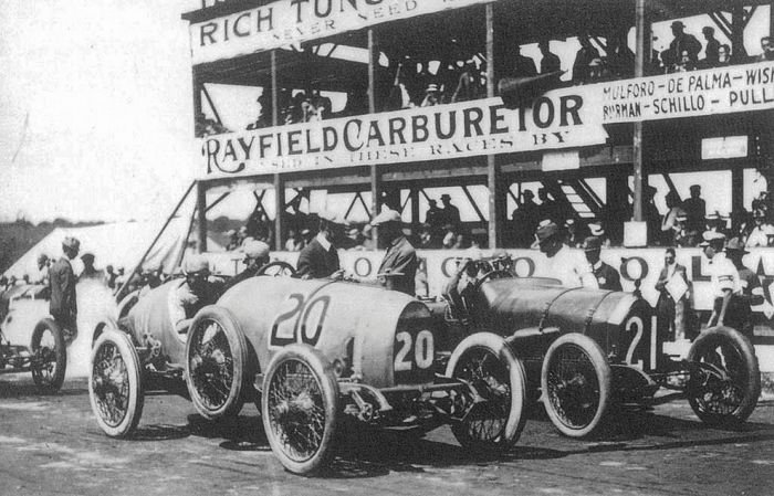 antique retro racing car