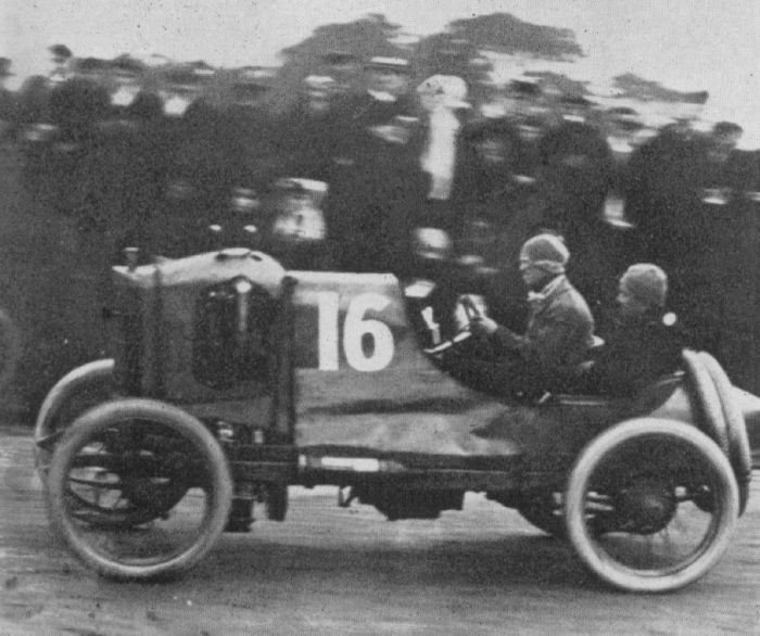 antique retro racing car