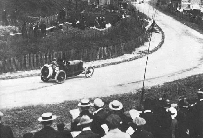 antique retro racing car