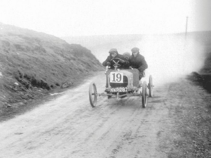 antique retro racing car