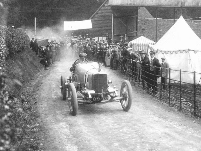 antique retro racing car