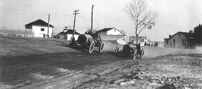 antique retro racing car