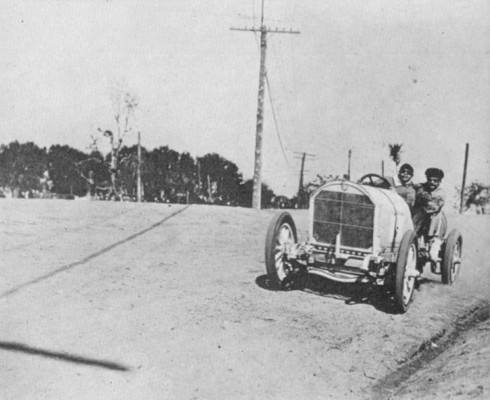 antique retro racing car