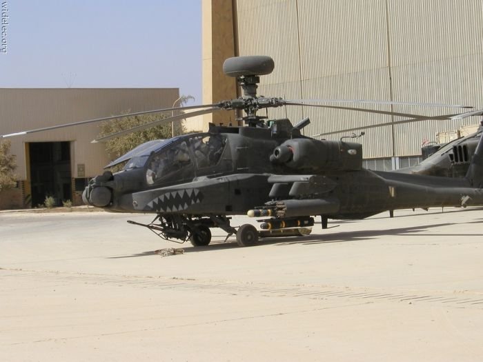 helicopter in action
