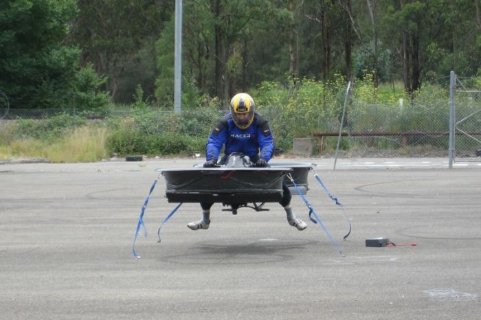 Twin rotor hoverbike by Chris Malloy