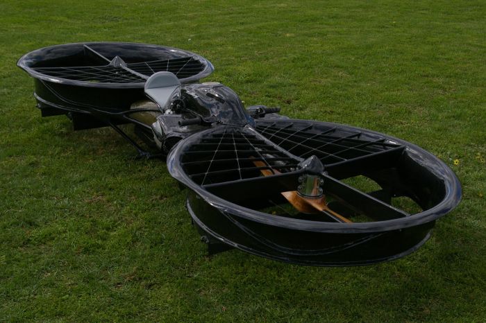 Twin rotor hoverbike by Chris Malloy
