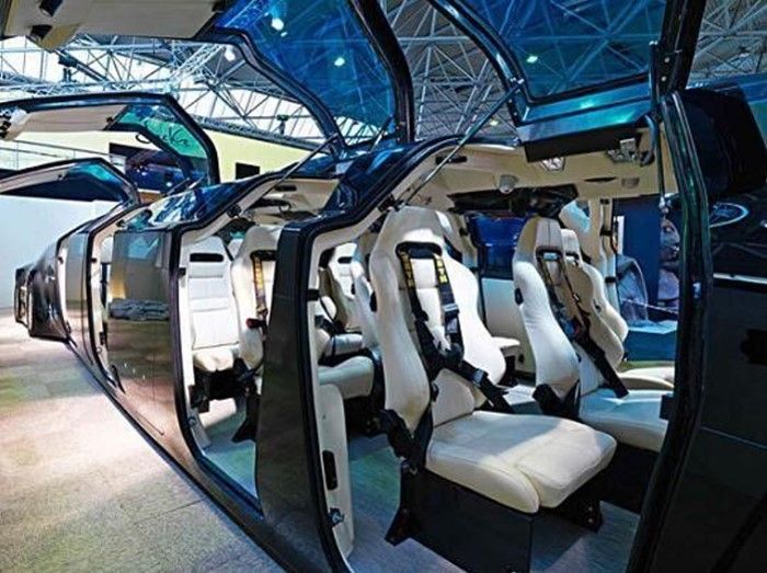 Electric superbus, Abu Dhabi, Dubai, United Arab Emirates