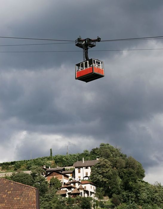 cable car aerial view