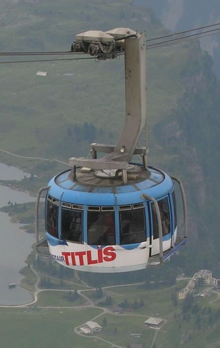 cable car aerial view