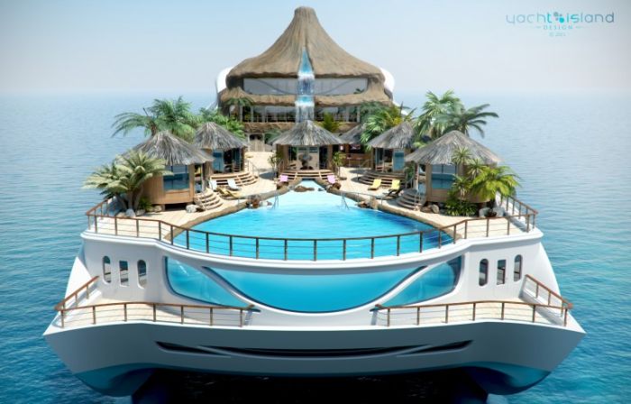 Tropical Island Paradise by Yacht Island Design