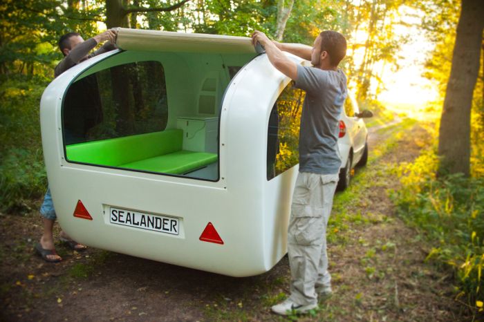 amphibious trailer