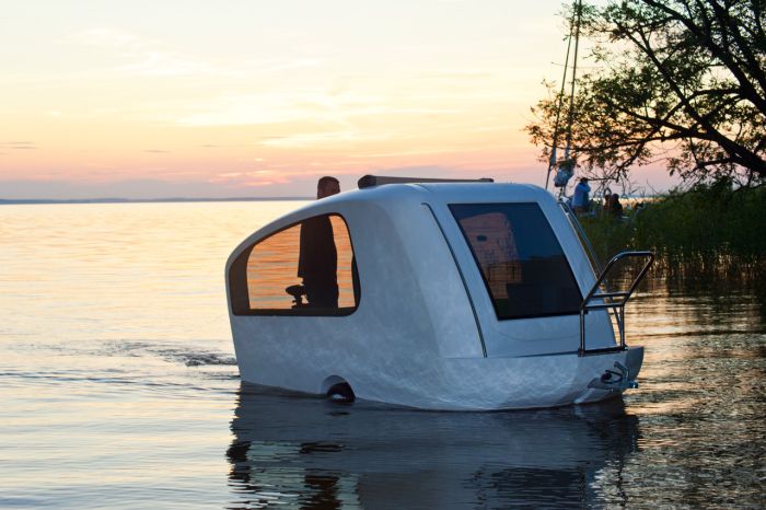 amphibious trailer