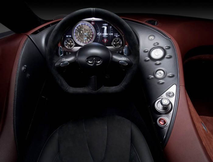 expensive car interior