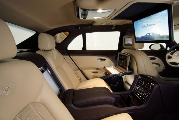 expensive car interior