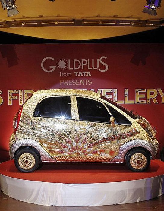 Tata Nano, 24 carat gold plated