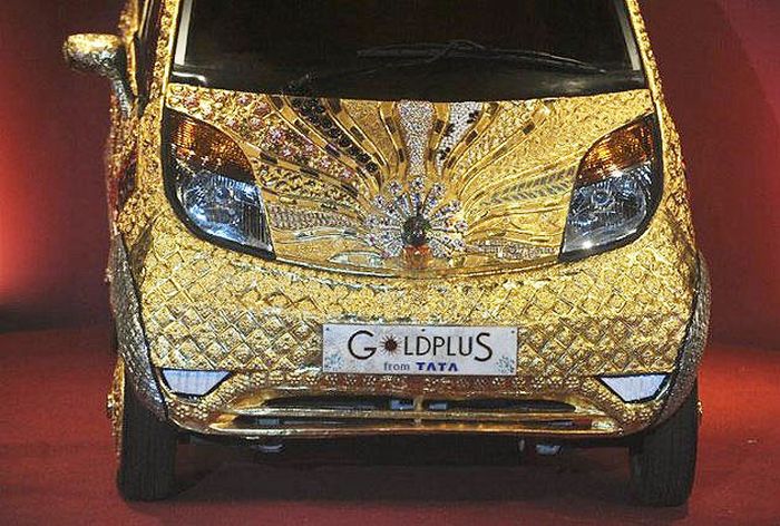 Tata Nano, 24 carat gold plated