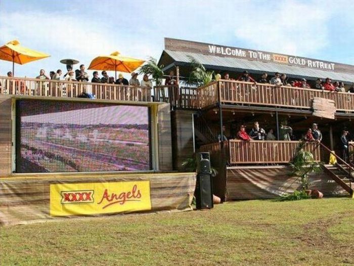 XXXX Gold retreat on tour, Party truck, Australia