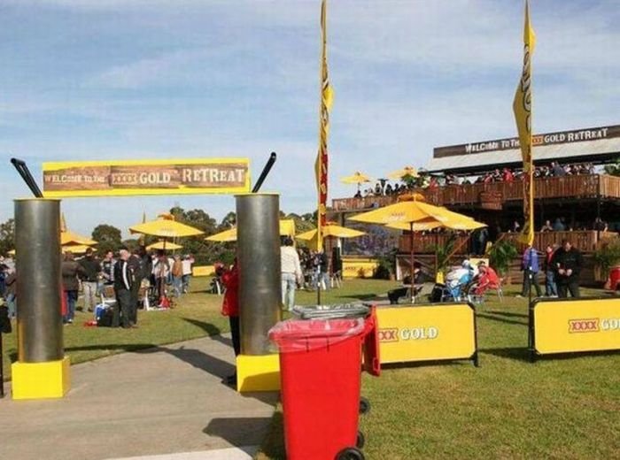 XXXX Gold retreat on tour, Party truck, Australia