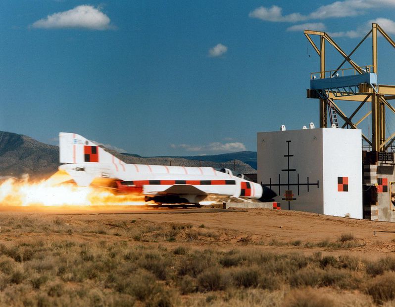space shuttle crash test